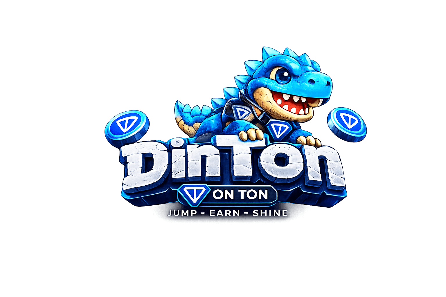 DinTon — Jump · Earn · Shine